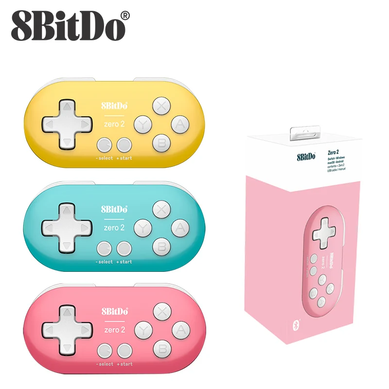 8BitDo Zero 2 Bluetooth Gamepad Switch Controller Compatible for Nintend Windows Android macOS Mini Game Crontroller | Электроника