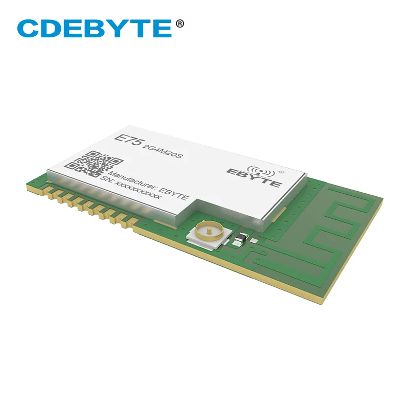 JN5168 Zigbee CDEBYTE E75 2G4M20S 2 4 ГГц 100 мВт беспроводной передатчик приемник SMD 20dBm PCB IPEX
