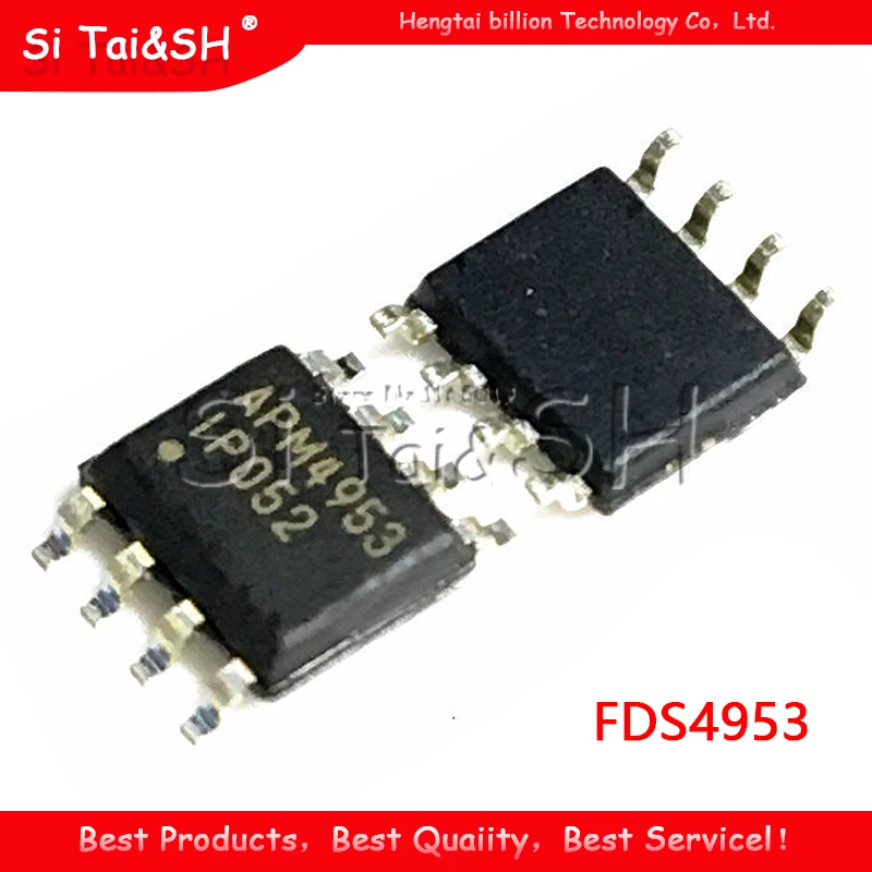 10 шт./лот FDS4953 TC4953 4953 APM4953 SI4953 CEM4953 ME4953 SOP8 IC общего назначения | Электронные