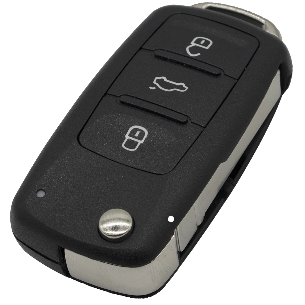 Дистанционный ключ WhatsKey с 3 кнопками подходит для VW 5K0837202AD Volkswagen Caddy Eos Golf Jetta Beetle Polo