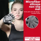 Перчатки без пальцев для мотоциклистов, защита рук для тяжелой атлетики, нескользящие перчатки для спортзала, велосипедные мотоциклетные перчатки, велосипедные аксессуары