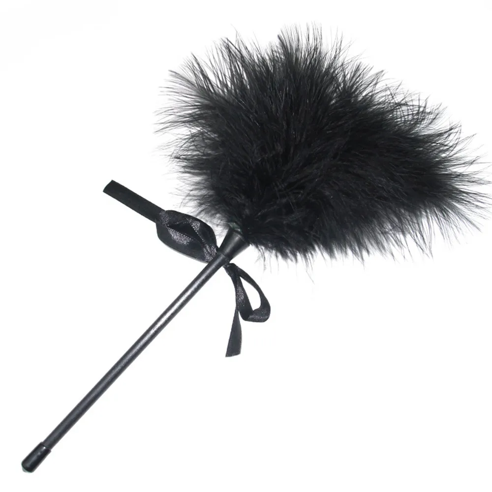 Эротическое нижнее белье забавная палочка из перьев инструмент для страсти БДСМ