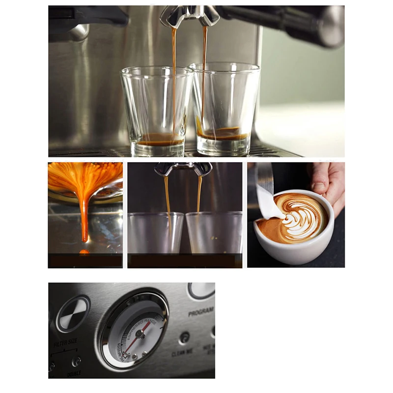 Портативная ручка для кофе из нержавеющей стали кофемашины Breville 54 мм