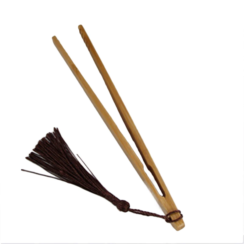 New Wooden Tea Tweezer Bacon Clip Tongs Bamboo Kitchen Salad Food Toast Creative tea ceremony with zero bamboo clip|Чайные держатели|