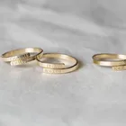 Позолоченное кольцо AurolaCo, ювелирные изделия для пар