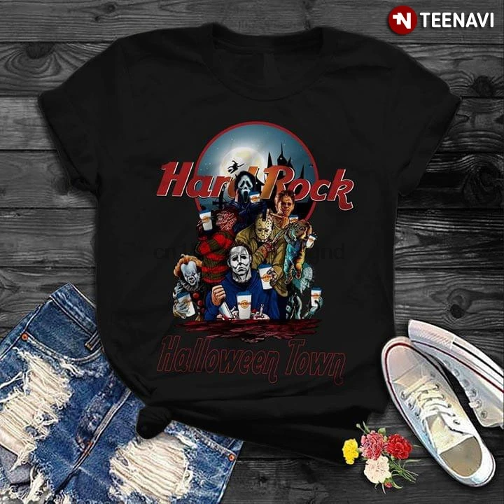 Футболка с героями Хард Рок Хеллоуина|Мужские футболки| |