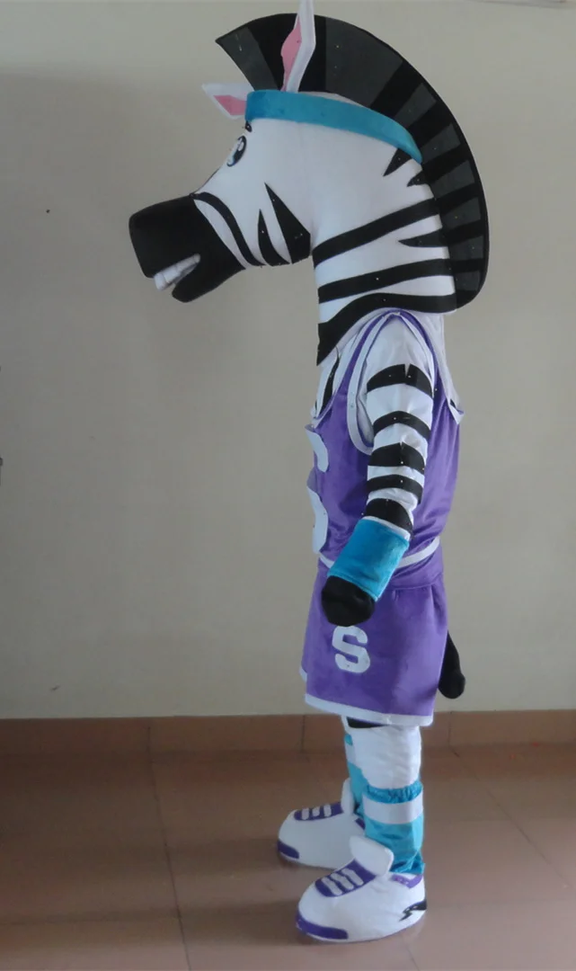 

Zebra Mascot Costume Suits Cosplay Party Game Dress Outfits Clothing Advertising Promotion Carnival Halloween Xmas Easter Adults