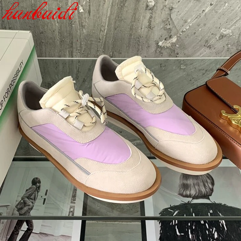 

Туфли женские с круглым носком, однотонные, на шнуровке, кожа, без каблука, Повседневная маленькая обувь, осень