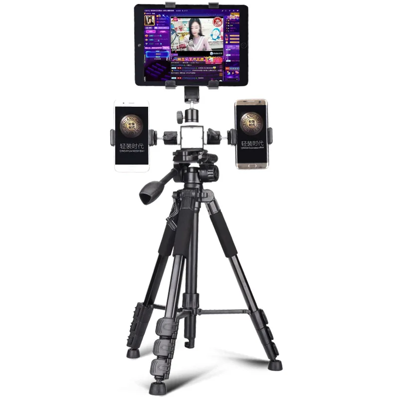 Q111 Профессиональный портативный дорожный алюминиевый штатив для камеры и