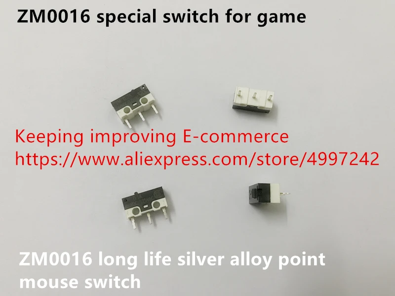 

Original new 100% ZM0016 long life silver alloy point mouse switch special switch for game