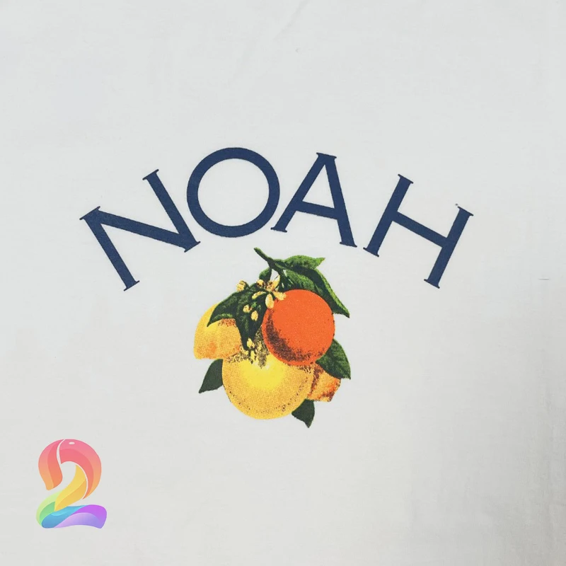 

NOAH T-shirts High Quality Cross Fruit Limited Short-sleeved Oversize NOAH Citrus Core Logo Loose Crew Neck Men Women Tshirt