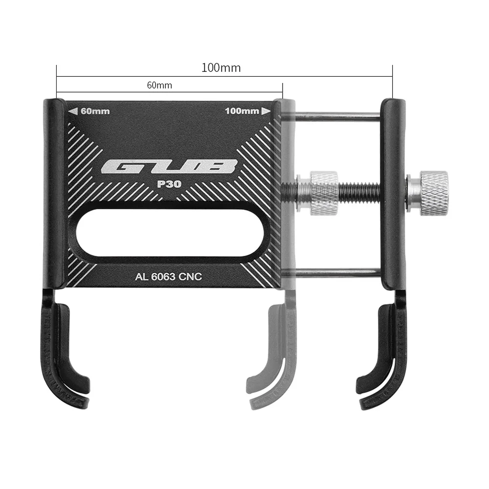 Велосипедный телефонный держатель GUB P10 P20 Алюминиевая Подставка для телефона 3 5-7