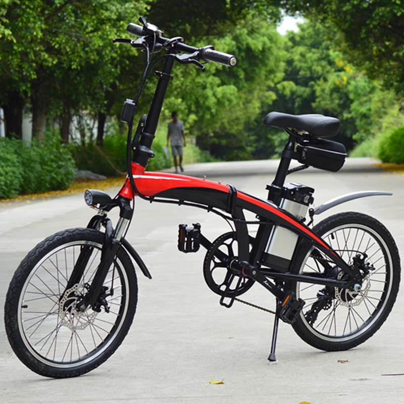 Электрический велосипед мини складной электрический из алюминиевого сплава