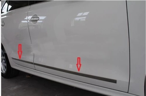

steel Body door Side Molding Chrome for VW Jetta MK6 Sedan 2011 2012 2013