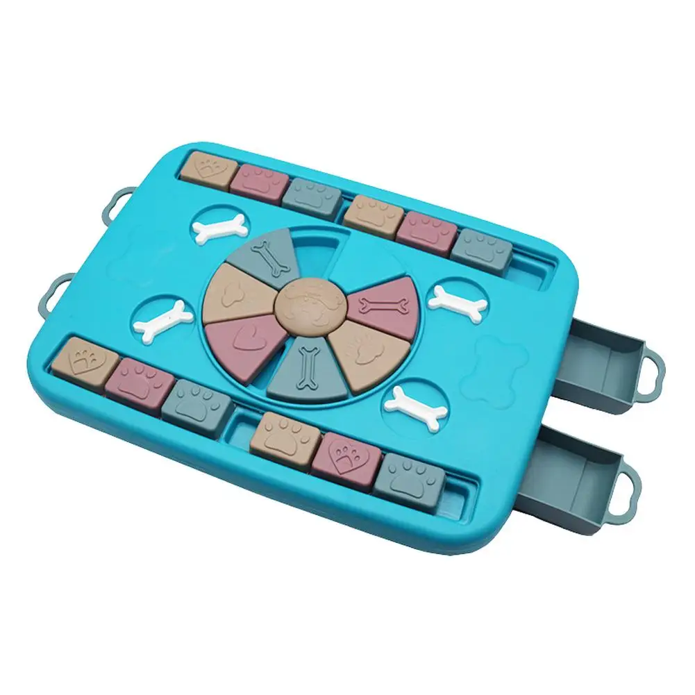

Fun Pet Food Feeders Interactive Treat Puzzle Game Slow Feeder Training Toy Box For Smart Dogs IQ Training Mental Enrichment