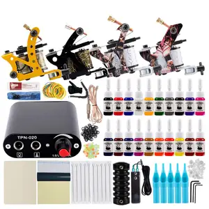 Набор для тату-машинки, с ЖК-дисплеем, с перманентными чернилами