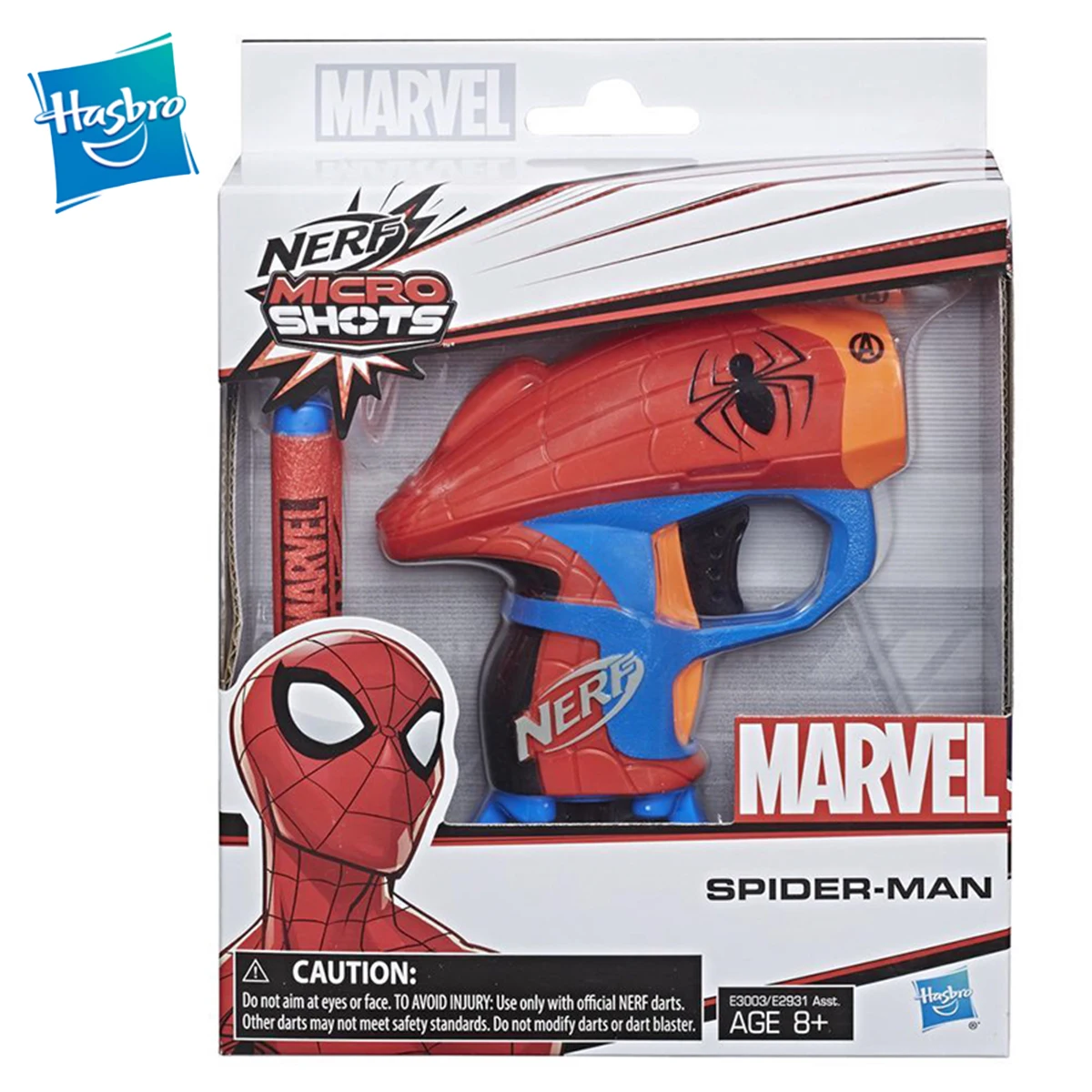 Пусковое устройство NERF Человек-паук воин Мстители Marvel Капитан Америка Мальчик