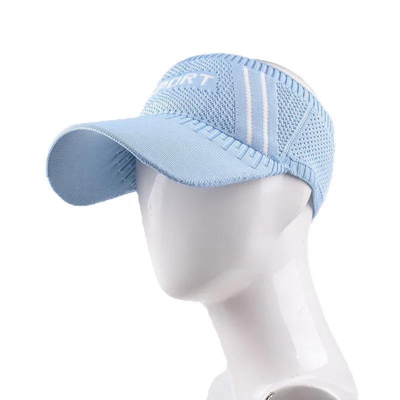Мужская и женская летняя Солнцезащитная шапка пустая вязаная кепка для гольфа