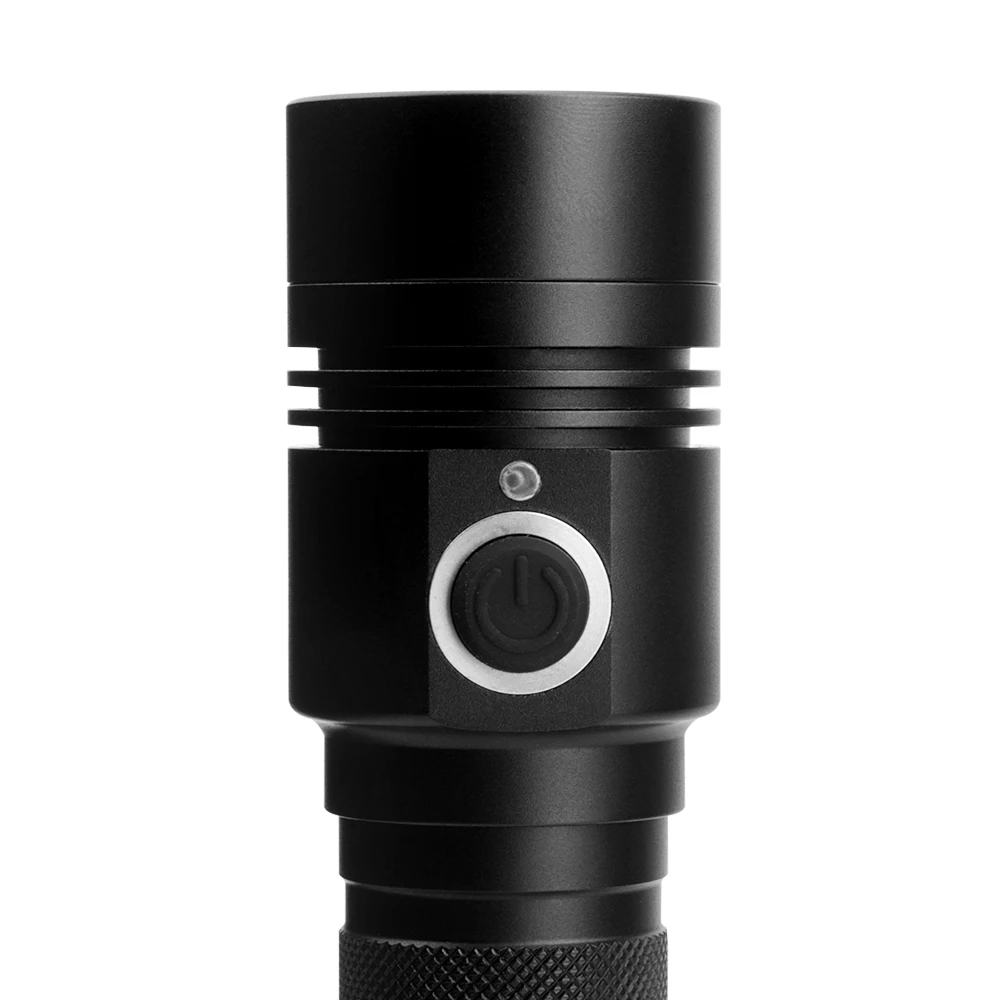 BORUiT YC21 светодиодный фонарик высокой мощности T6 1000lm факел 4-Mde Велосипедный свет мощность ful 18650 фонарь перезаряжаемый фонарь для охоты