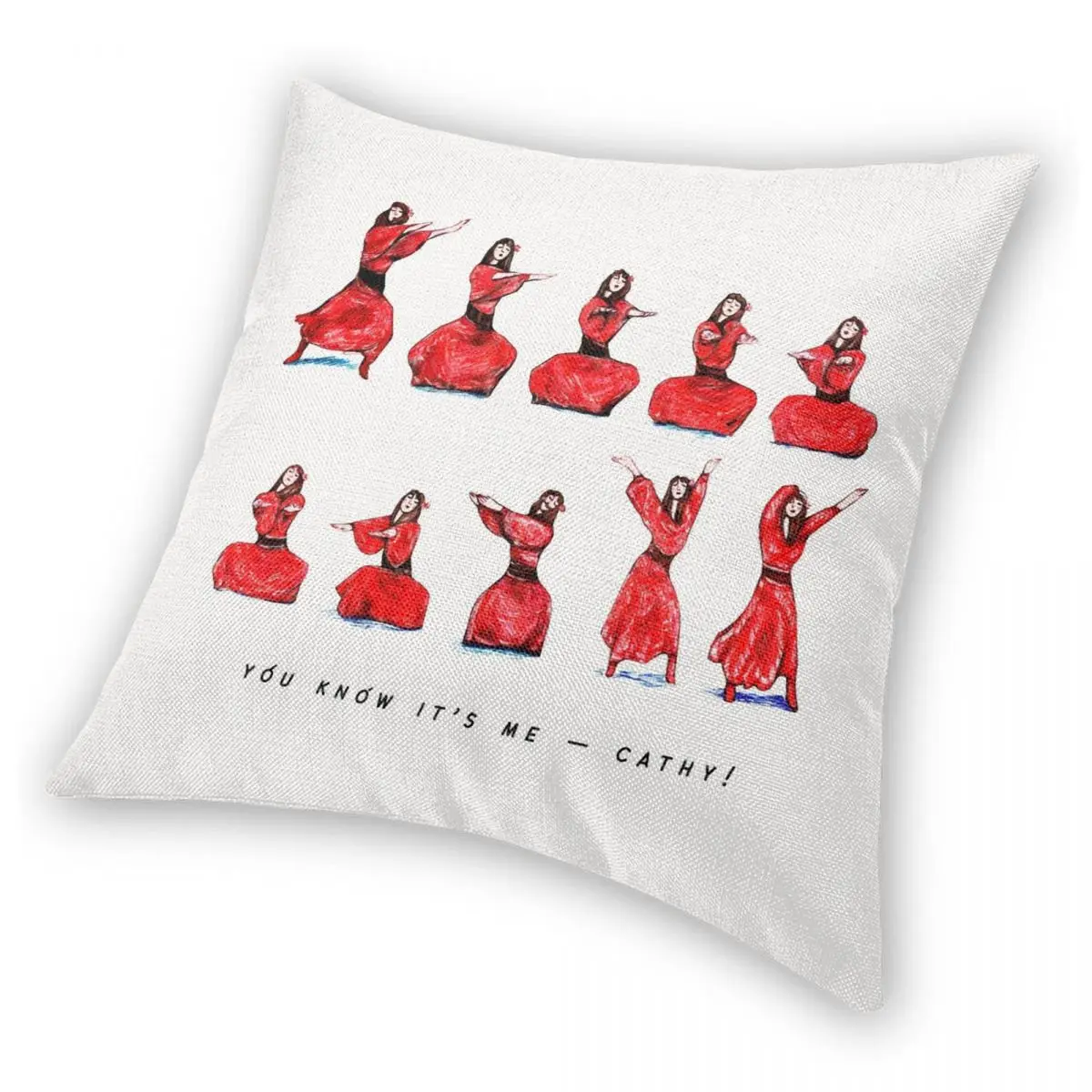 Kate Bush Wuthering высокий танцевальный квадратный чехол для подушки Чехол удобный из