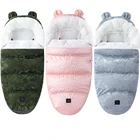 Спальный мешок для детской коляски-35 градусов, конверт, спальный мешок для новорожденных, утолщенные теплые спальные мешки для младенцев, сохраняющие тепло, водонепроницаемые, ветрозащитные