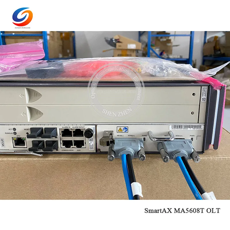 Оригинал 48 В постоянного тока Ma5608T Gpon Olt с 2 Mcud 1G картой управления 1 * плата питания