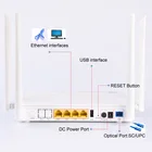 5 шт. Dual Band Совместимость волоконно-оптический маршрутизатор Xpon ont onu BT-763XR 4GE + 2,4G5G переменного тока, Wi-Fi + 1USB 4 антенны XPON ONU