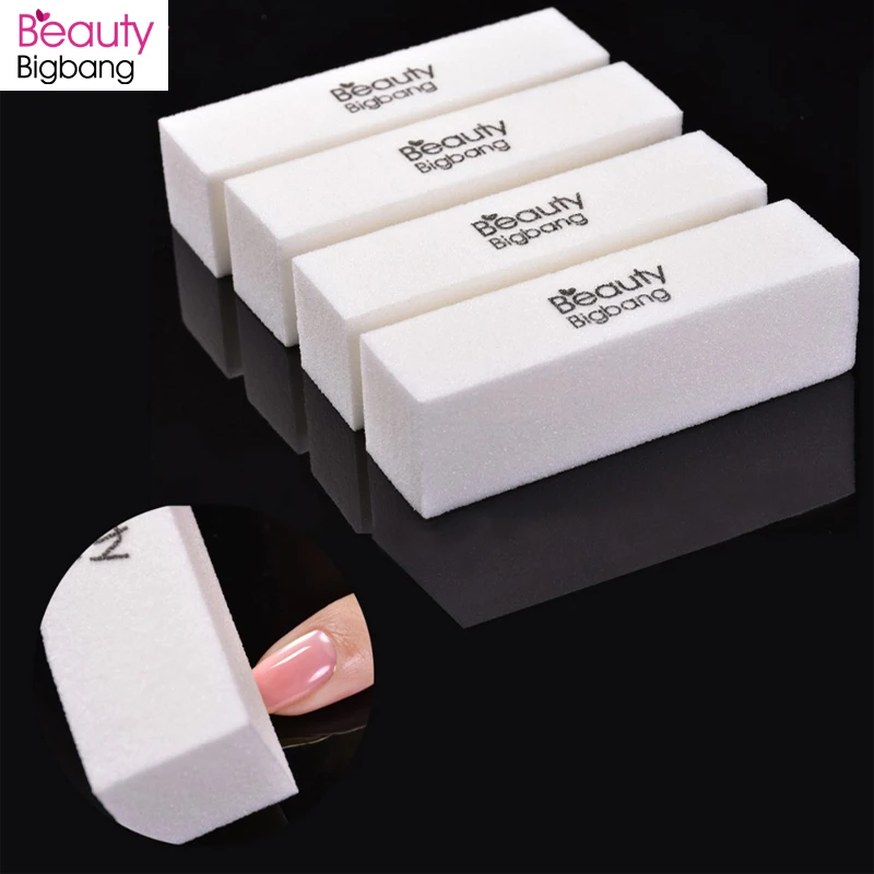 Пилка для ногтей BEAUTYBIGBANG 9 4*2 5*2 5 см белая шлифовальная буферная колодка лака лайм