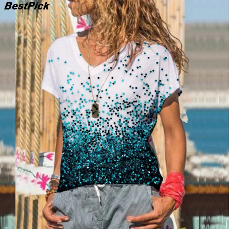 

2021 Women T Shirts Tie Dye Casual Summer Woman Aesthetic T-Shirt Plus Size Loose Tees Shirt Harajuku Short Sleeve Tops