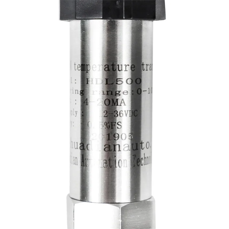 

0-150C hydraulic oil temperature transmitter with display pt100 thermocouple resister temperature sensor