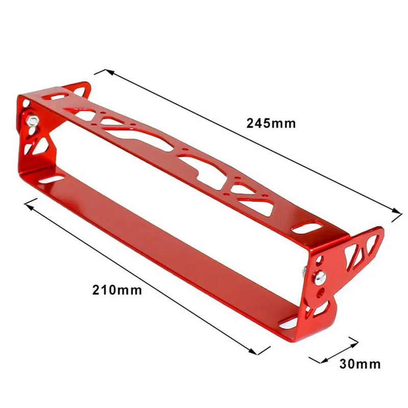 

Universal Aluminum Car JDM Styling License Plate Frame Frame Tag Holder New 1pc Multi Color Power License Plate Frames