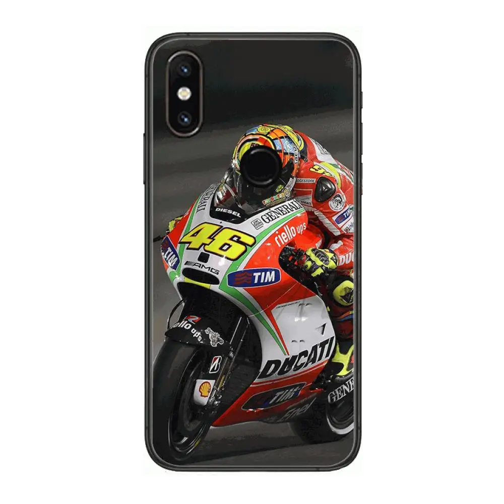 

Motorcycle racer style Phone Case For xiaomi M2 C3 X3 F2 Lite NFC 6 5 x Poco k30 Pro Anime Black Cover Silicone Back Pretty