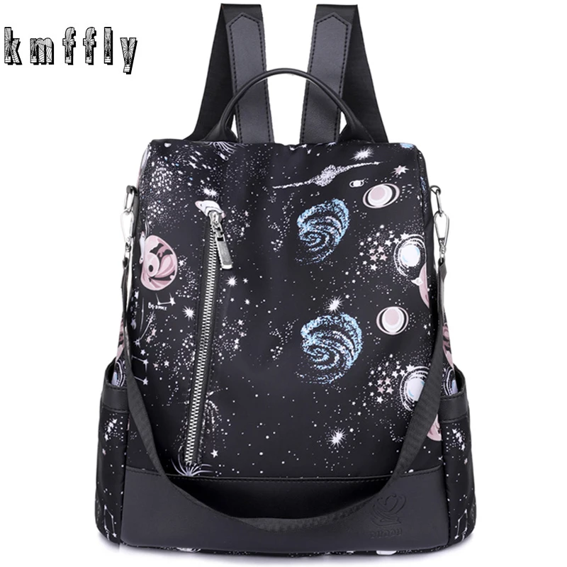 

2021 Waterproof Oxford Women Backpack Fashion Anti-theft Women Backpacks Print School Bag High Quality Large Capacity Backpack