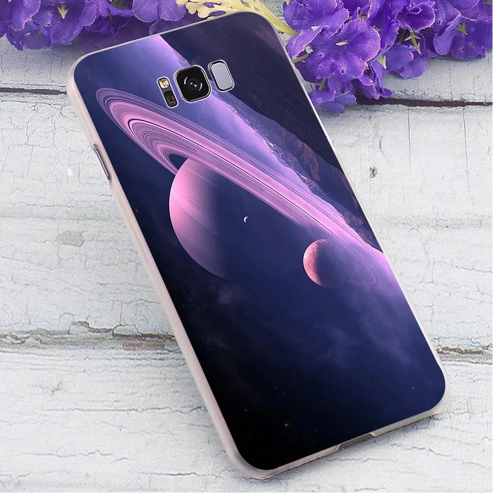Hard Cover Purple Space Star Phone For Galaxy A7 Case A3/A5 A6 A8 Plus A9 2018 A10 A20 A30 A40 A50 A60 A70 M40 | Мобильные телефоны