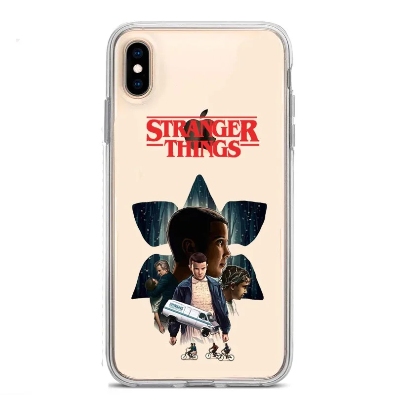 TPU Stranger things Сезон 3 Мягкий Силиконовый ТПУ чехол для телефона чехол для iPhone 8 7 6 6S Plus X XS MAX 5 5S SE XR Американский ТВ Coque Capa - Цвет: TPU