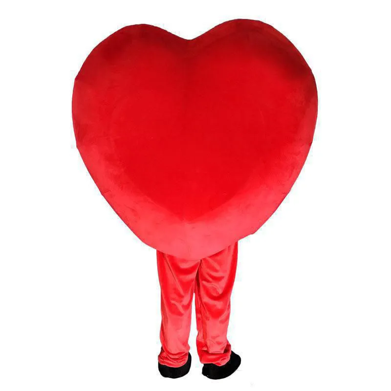 

Hot new red heart love mascot costume LOVE heart mascot costume free shipping