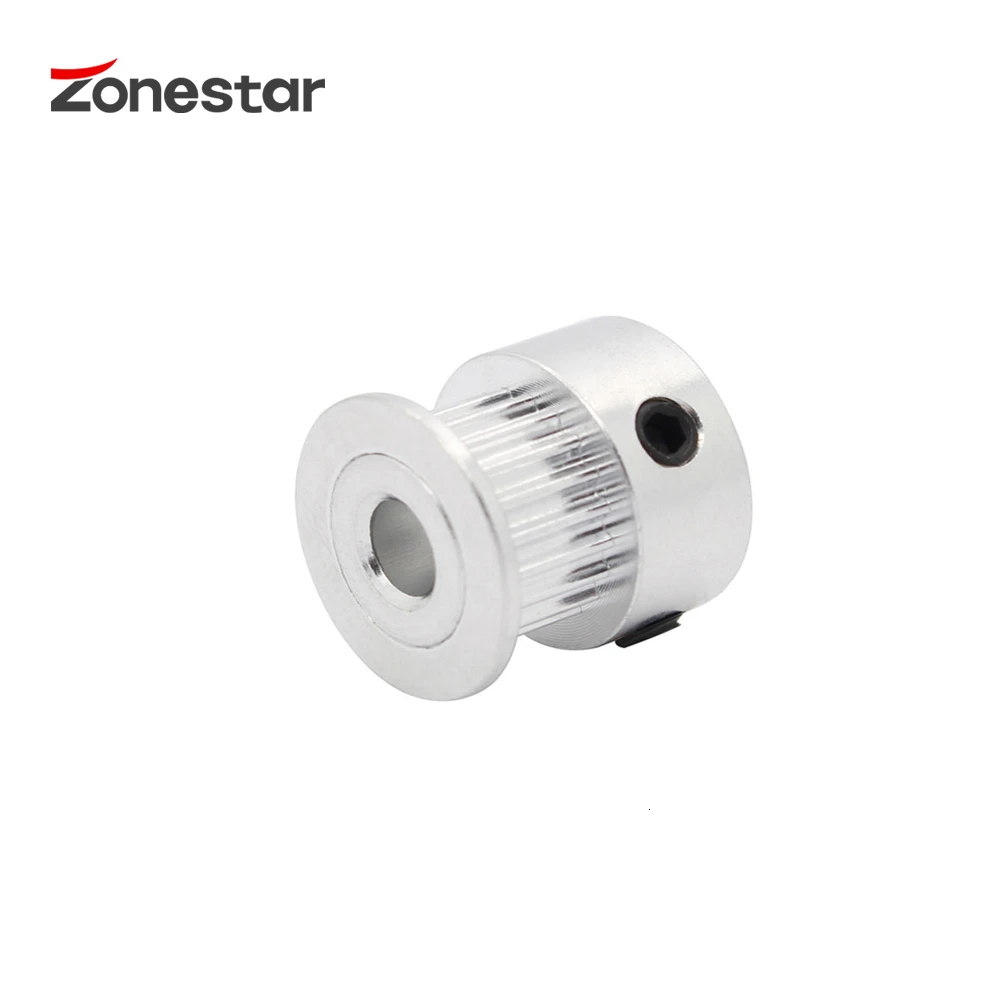 2 шт./лот шкивы для ремня GT2 16 зубьев зубчатый шкив алюминиевый диаметр 5 мм