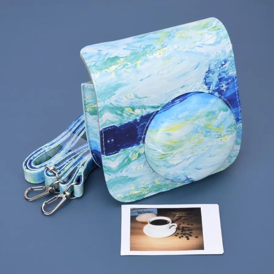 Портативный чехол из искусственной кожи на одно плечо для камеры защитный Instax