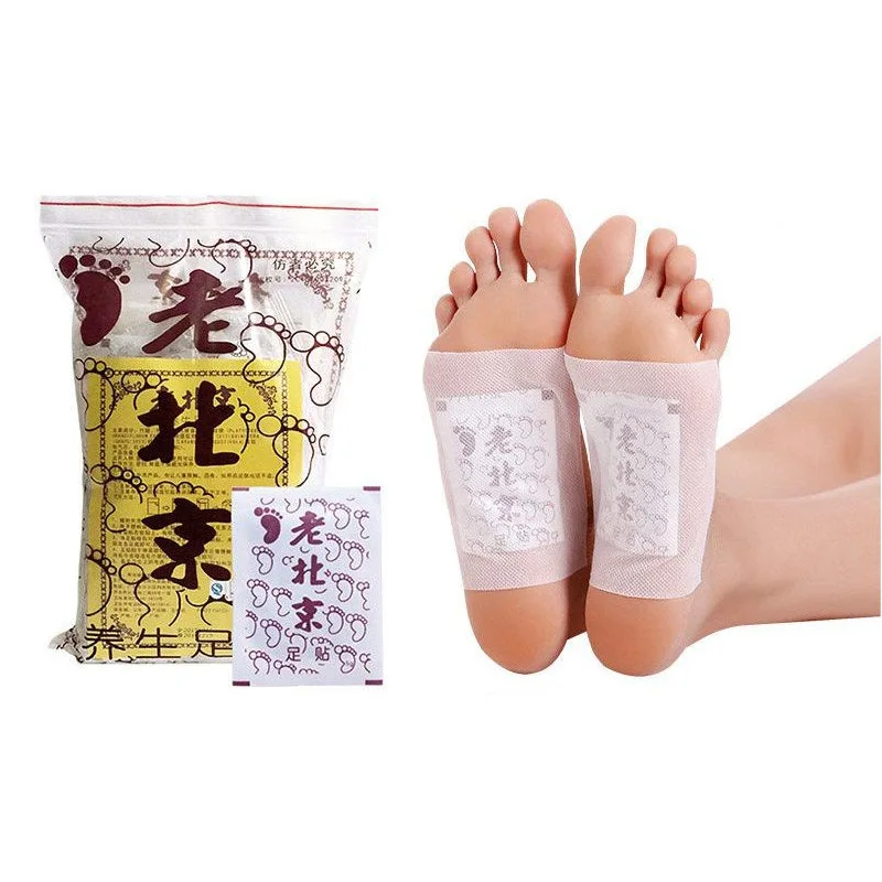 

50pcs Bulk Artemisia Argyi Detox Foot Patches Pads Toxins Feet Slimming Cleansing Herbal Body Health Adhesive Foot Health Care