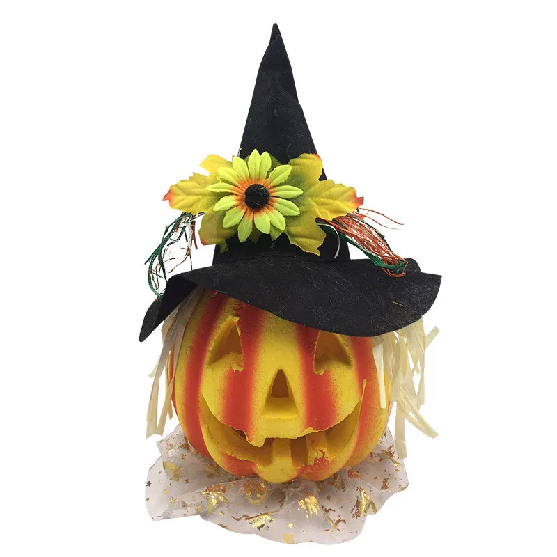 1 шт. светящийся чучело Тыква фонарь вспышка Игрушка реквизит бар украшение зала