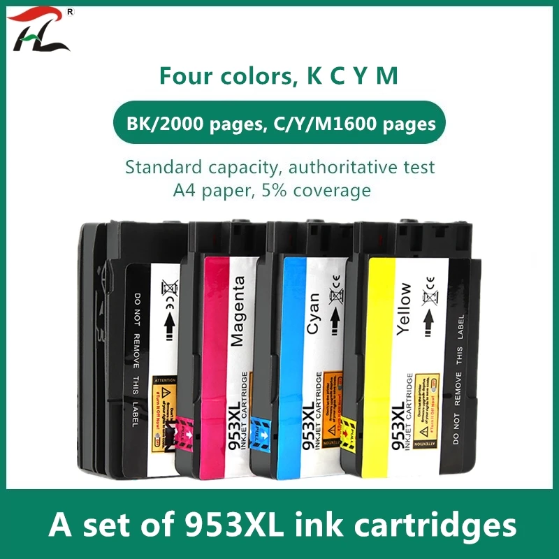 Совместимый чернильный картридж 953 953XL для принтера HP pro 7740 8210 8218 8710 8715 8718 8719 8720 8725
