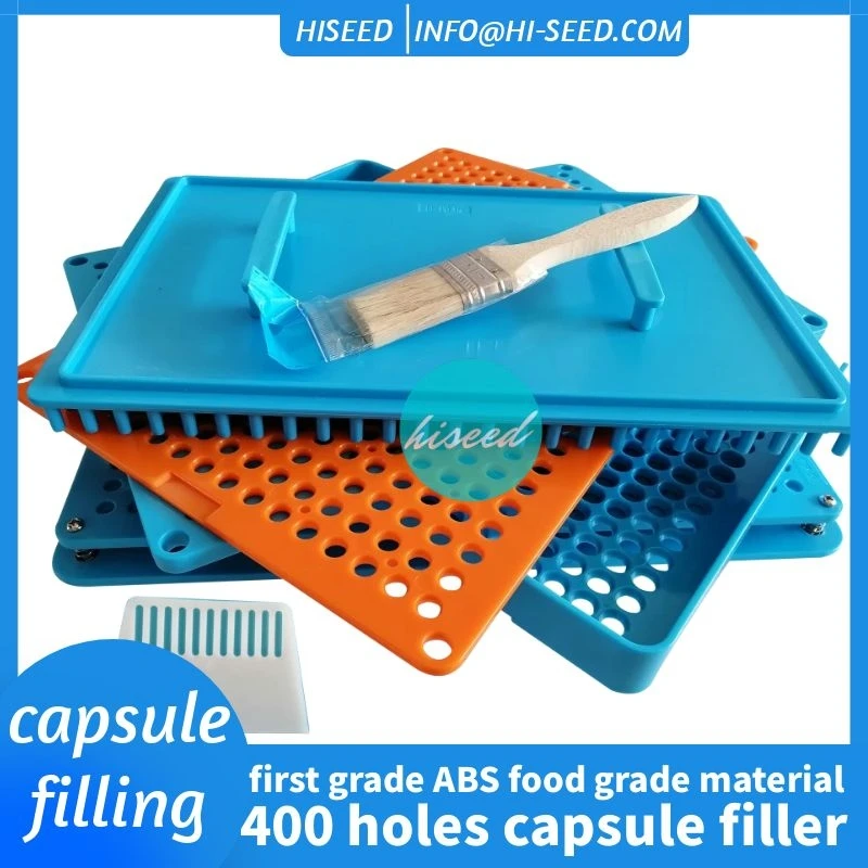 0# 1# 3# 4#  400 Hole Capsule Shell Filling Plate Filler Powder Device