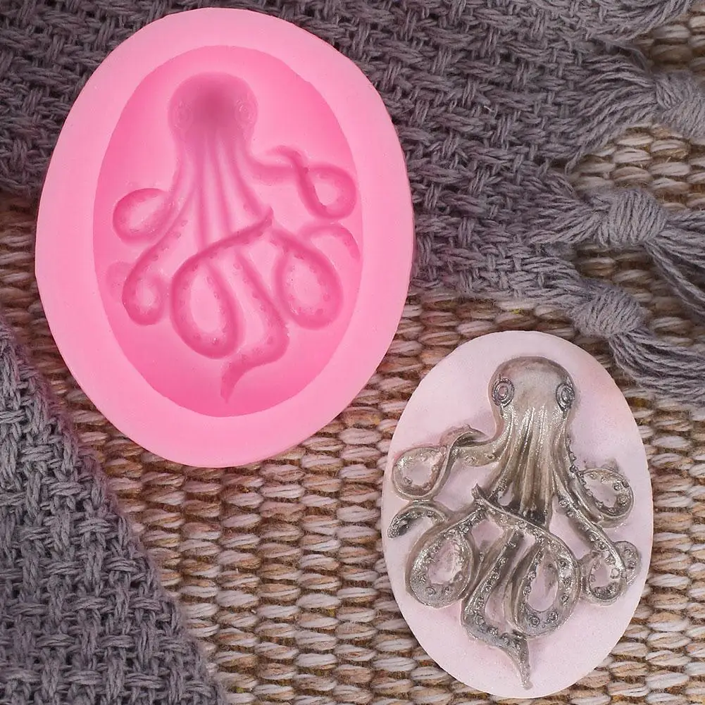 Гаджеты формы для помадки форма в виде осьминога силиконовая Полимерная глина