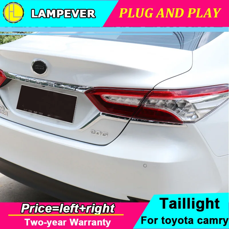 Автомобиль Стайлинг для Toyota camry задсветильник рь 2018 2019 Camry задние Лампа
