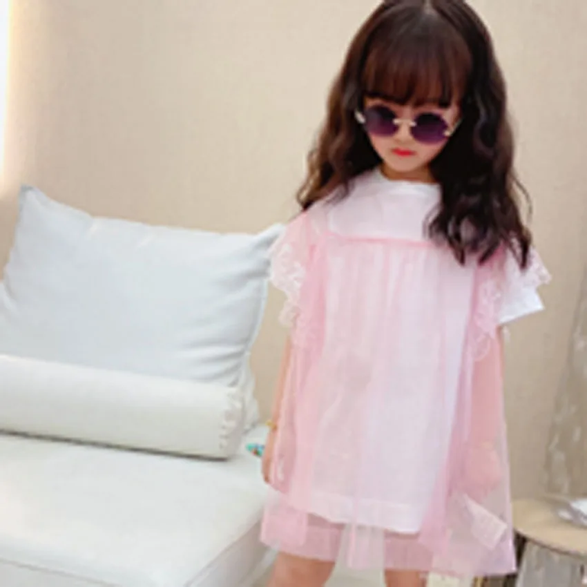 

pre-sale (ship Mid-May) fe new summer 2021 flower girl dresses kids dresses for girls girls smmer clothes