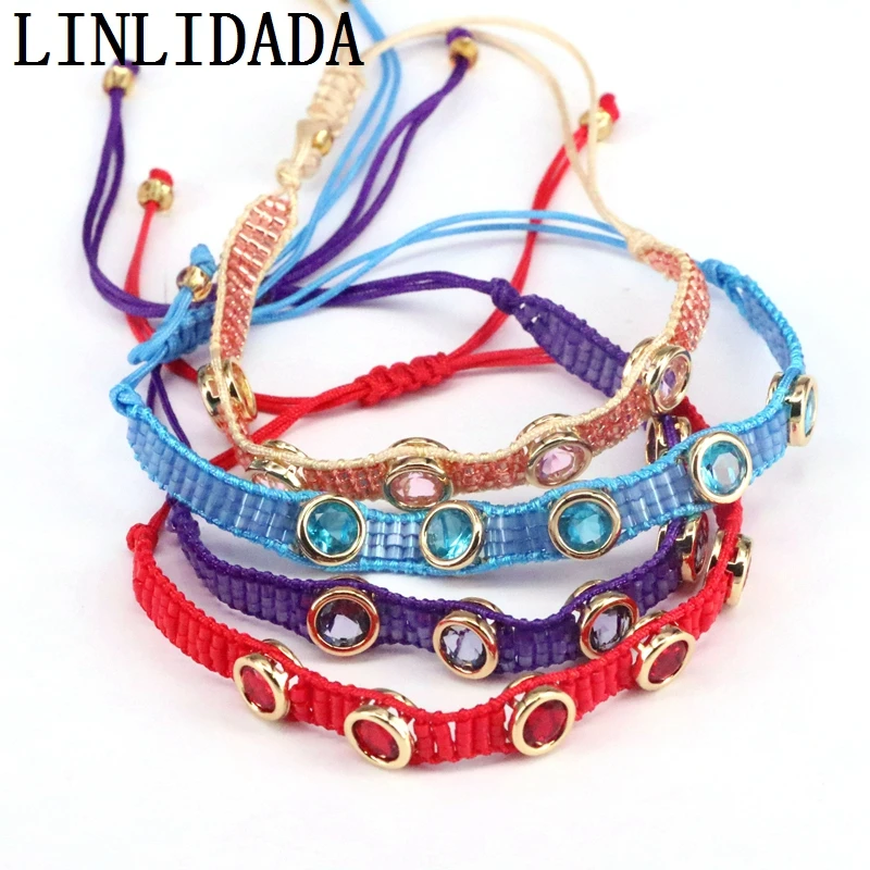 

5Pcs Fashion Bracelet For Women MIYUKI Bracelets 2020 Woman Crystal Jewelry Making Handmade Mix Color Armband Woven