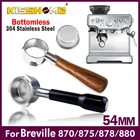 54 мм портативный фильтр для кофе без дна для Breville 870878880 фильтр корзина из нержавеющей стали сменный аксессуар для эспрессо-машины