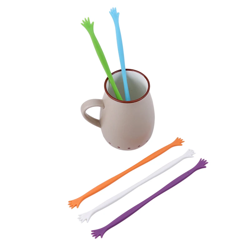 Новинка 5 цветов помогите мне мешалка для кофе и напитков трость перемешивания