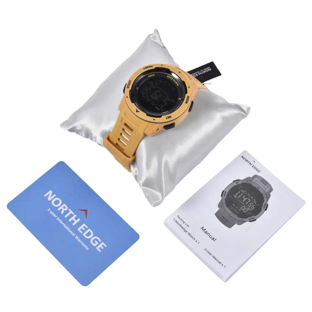 Смарт-часы водонепроницаемые спортивные часы двойной Шагомер с функцией