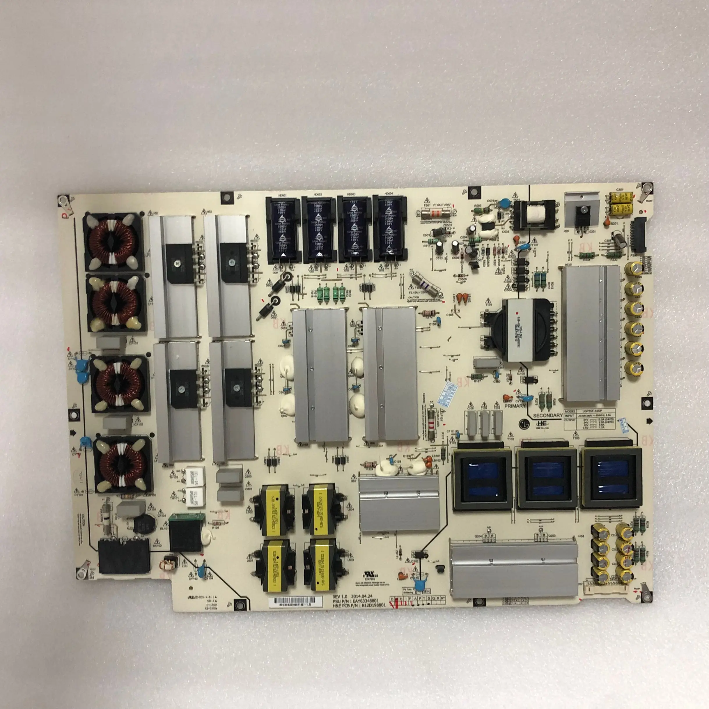 Бесплатная доставка оригинальный 100% протестированный блок питания для LG 55EC9300 CA